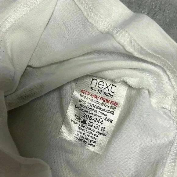 NEXT - short sleeve cotton England T-shirt. Size 9-12 months - Picture 3 of 5